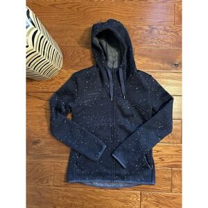 Mammut Chamuera Hooded Jacket Sweatshirt Wing Teal Blue Size XS